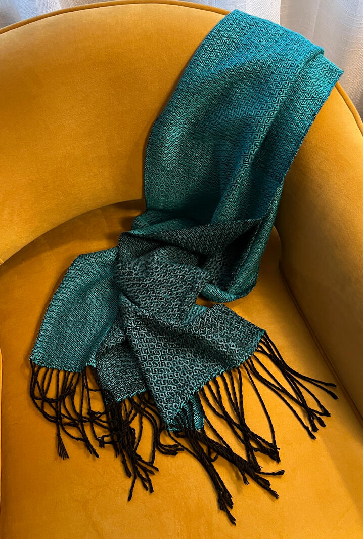 Teal Scarf
